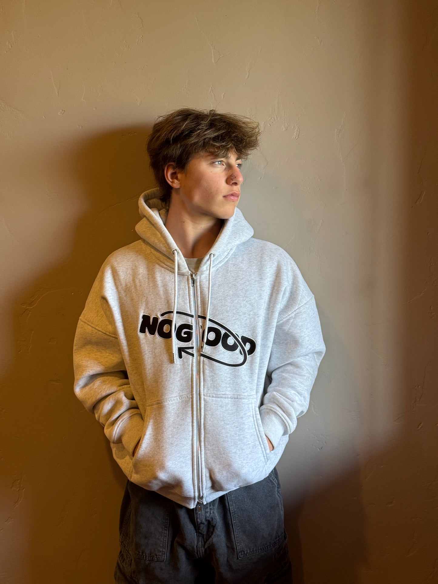 RE:LOOP Hoodie - Greynoise